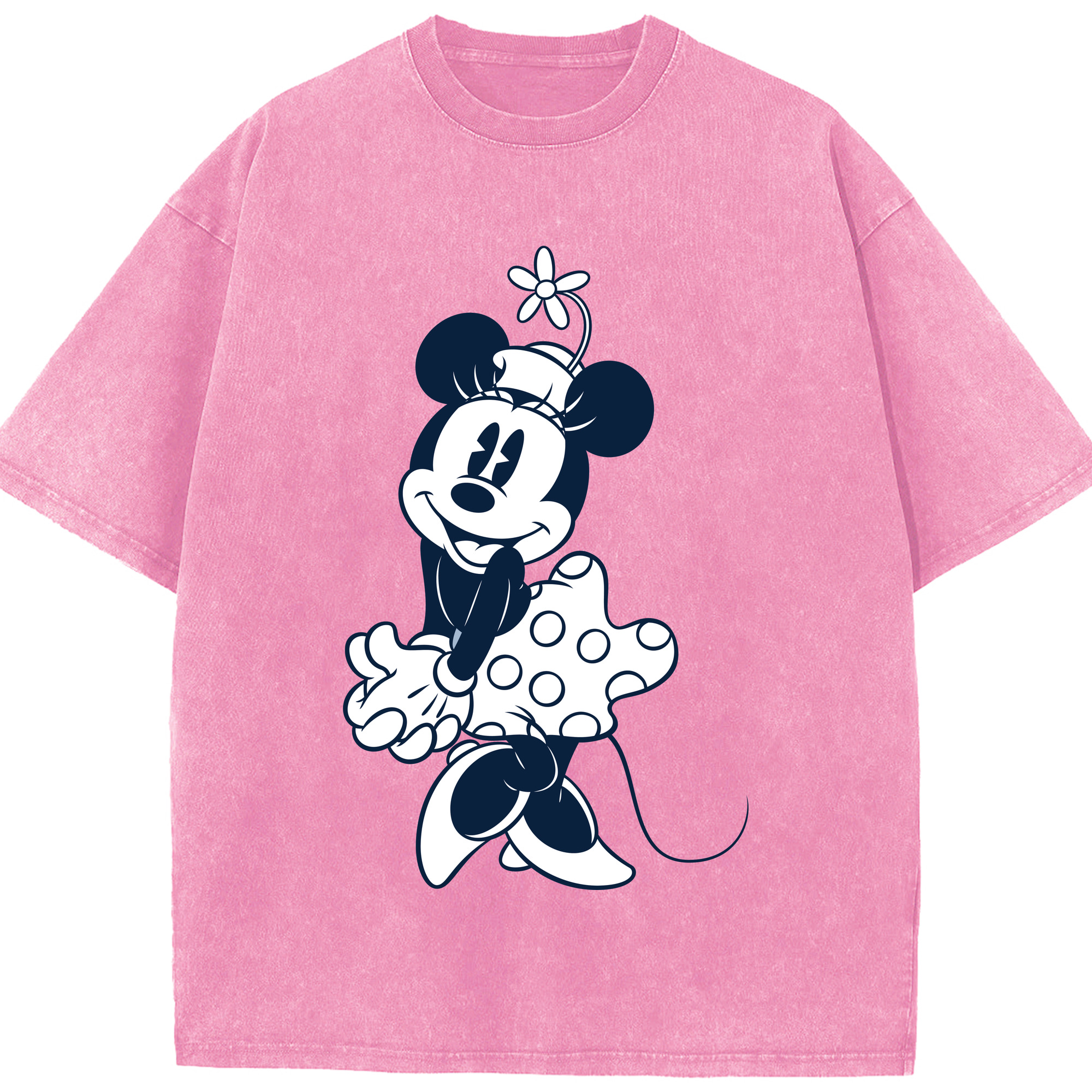 （画像用） ミッキーマウス Mickey Mouse 綿100% ヴィンテージ風 半袖Tシャツ（フロントプリント）
